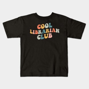 Cool Librarian Club Funny Librarian School Kids T-Shirt